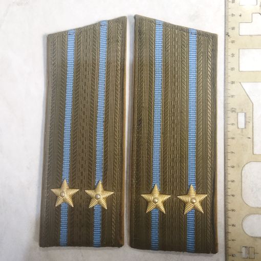Погоны подполковника ВВС, ВДВ СССР на китель, шинель.