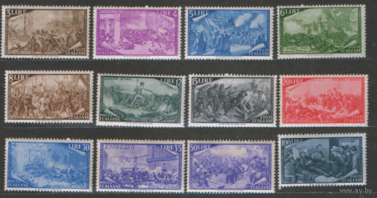 ИТ. М. 748/59 (без 753). 1948. Битвы за Италию. ЧиСт.