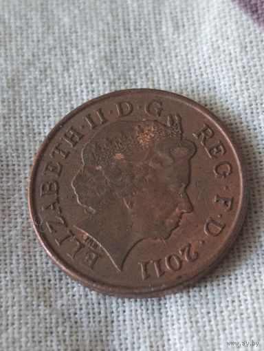 Великобритания. 1 пенни 2011 года. (4)