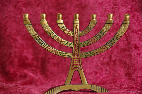 Подсвечник " Минора "  ( высота 15,5  , ширина  20см )