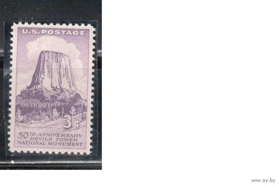 США-1956, (Мих.706), ** , Гора (одиночка)