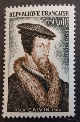 Франция. 1964г. Mi1475**. 400 лет со дня смерти Кальвина.