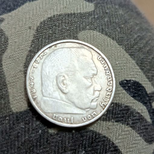 2 рейхсмарки(1938г.) (В)