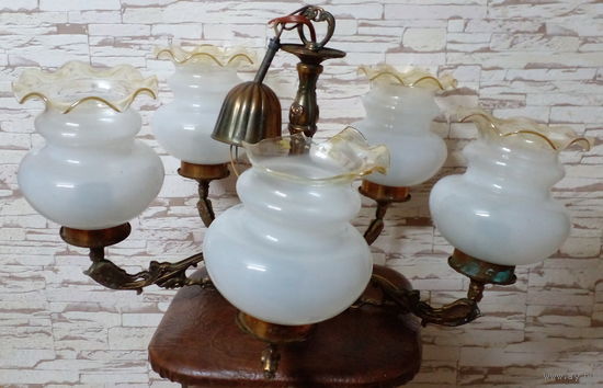 Плафоны к люстре и бра ИБИЦА (4 шт, 1 разбит)