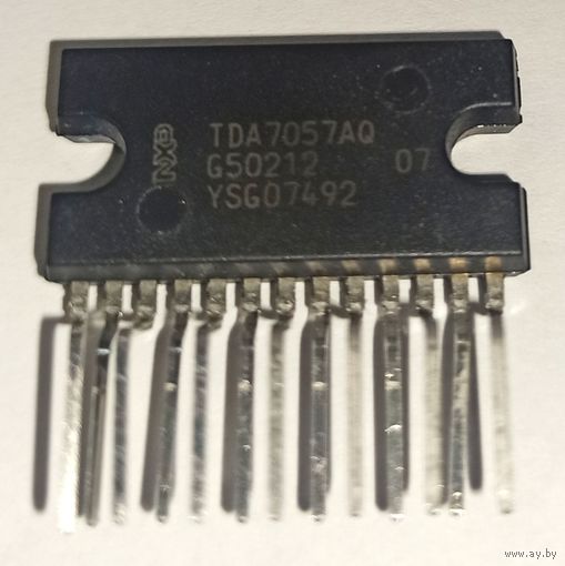 TDA7057AQ, УHЧ 2x5 Вт. TDA7057 Двухканальный мостовой усилитель мощности низкой частоты с электронным регулятором громкости