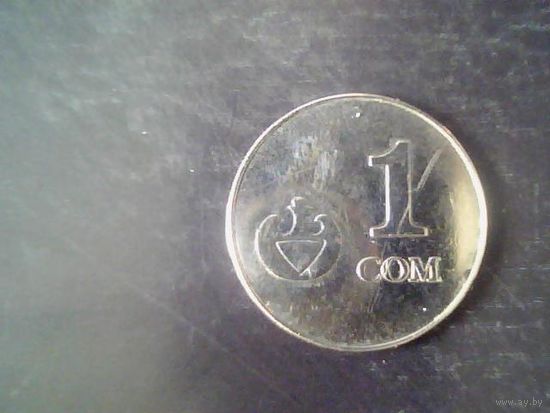 Монеты. Киргизия 1 Сом 2008.