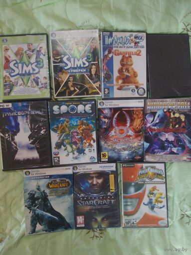 Игровые DVD диски , всё с рубля
