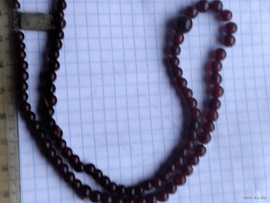 Бусы гранат