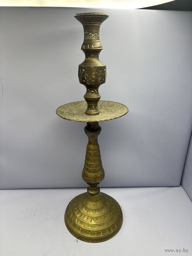 Подсвечник на одну свечу металл