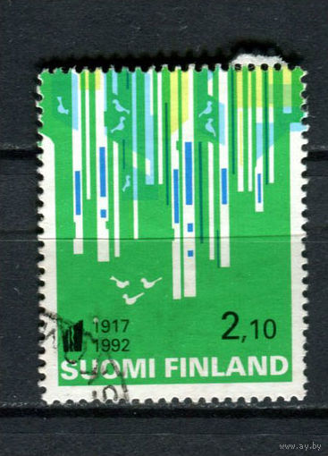 Финляндия - 1992 - 75 лет независимости Финляндии - [Mi. 1187] - полная серия - 1 марка. Гашеная.  (Лот 135BH)