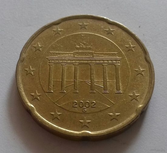 20 евроцентов, Германия 2002 G
