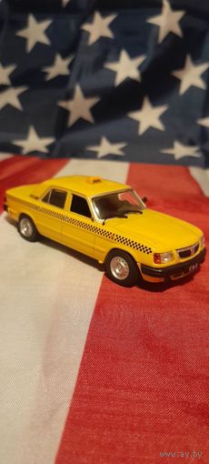 Машинка (модель) 1:43 deagostini ГАЗ-3110 Волга Такси