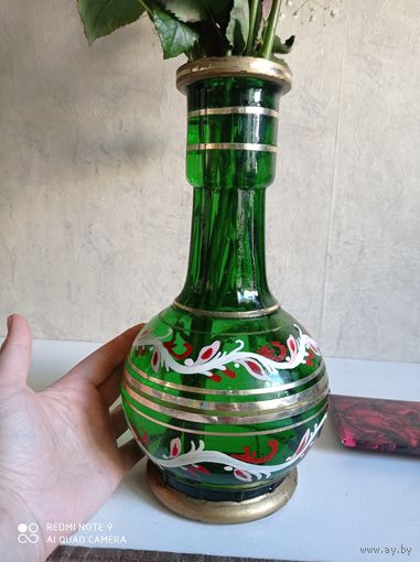 Старинная колба кальяна ваза