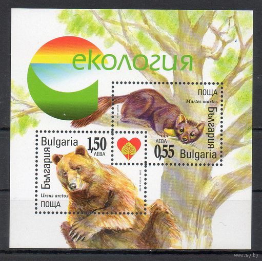 Охрана окружающей среды Болгария 2006 год 1 блок