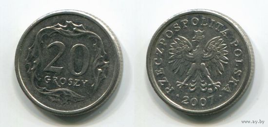 Польша. 20 грошей (2007)