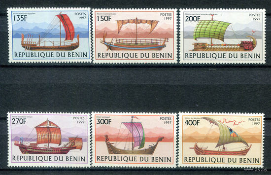 Бенин - 1997г. - Корабли - полная серия, MNH [Mi 971-976] - 6 марок
