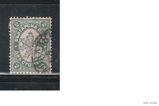 Болгария(Княжество)-1886, (Мих.26),  гаш. , Стандарт, Герб,