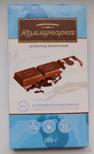Обёртка шоколада Молочный Коммунарка 1905 для коллекции