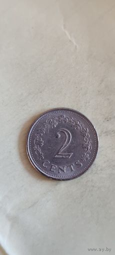 Мальта 2 цента 1977