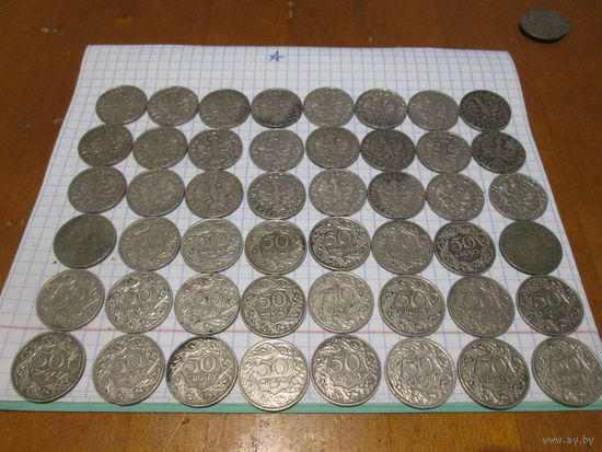 50 грош 1923г.Польша.Цена за шт.