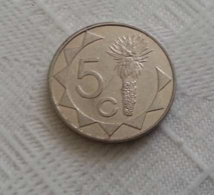 5 центов 1993 г. Намибия