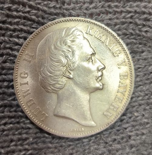1 талер 1871 Бавария - Франко-прусская война победный
