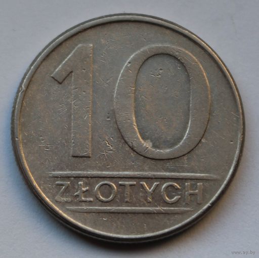 Польша, 10 злотых 1987 г.
