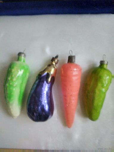 Набор овощей на ёлку.Каталог.