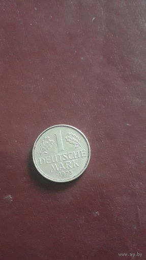 ГЕРМАНИЯ 1 марка 1973 год/D/