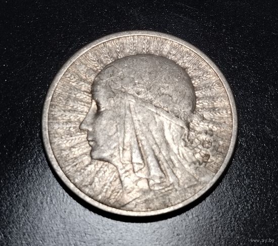 2 злотых 1934. Ядвига. Польша, серебро