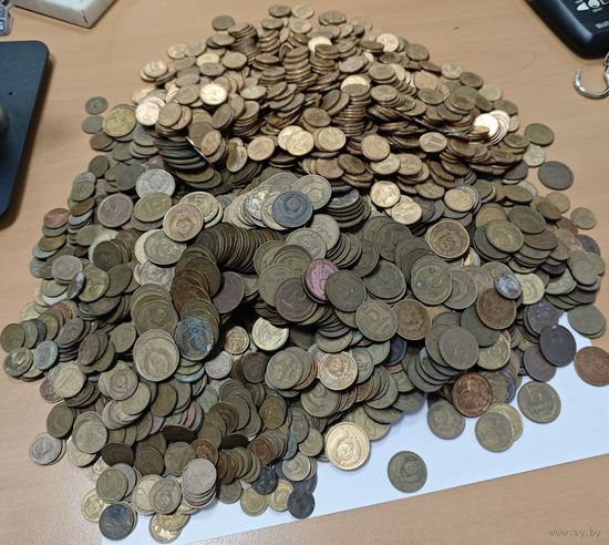 8 кг 200 грамм. Советских монет и ГКЧП. Много в сохране