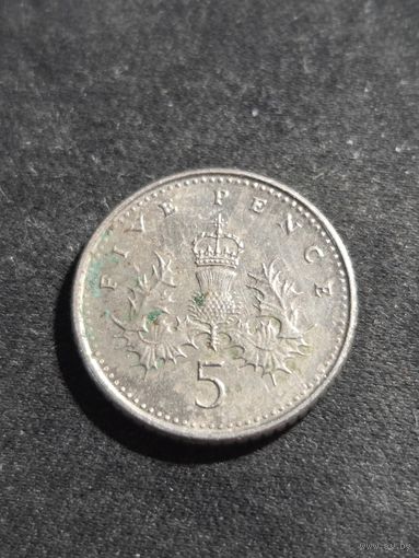 Великобритания 5 пенсов 2000