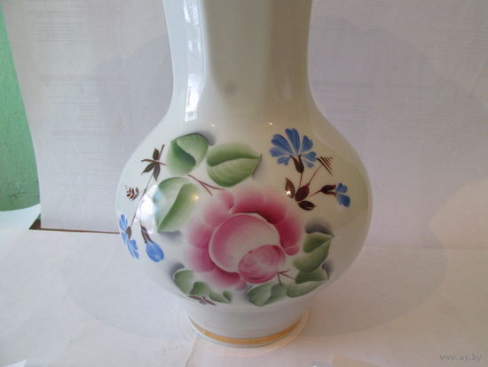 ВАЗА РУЧНАЯ РОСПИСЬ,СЫСЕРТЬ, ВРЕМЕН СССР.