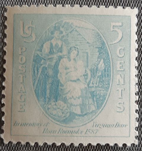 1937 - 350 лет со дня рождения Вирджинии Дэйр США