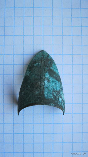 Кольцо лучника. Обломок. Бронза литье.