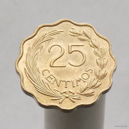 Парагвай 25 сентимо 1953