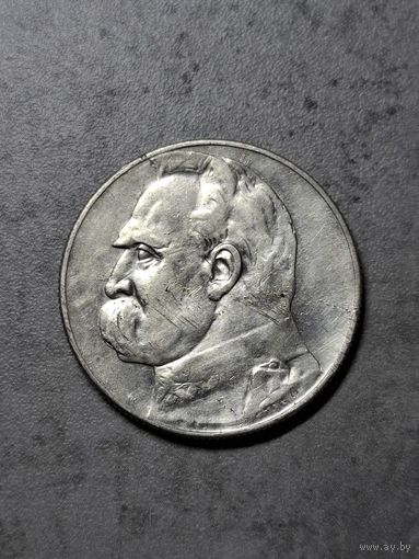 5 злотых 1936 Пилсудский