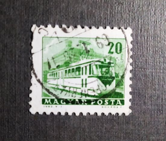 Марка Венгрия 1963 год Транспорт
