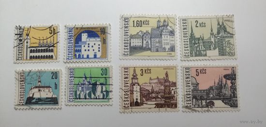 Чехословакия 1965. Города Чехии