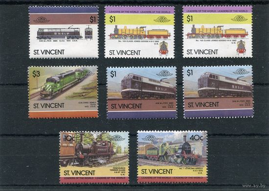 Сент-Винсент и Гренадины. Железнодорожный транспорт. Для подборки