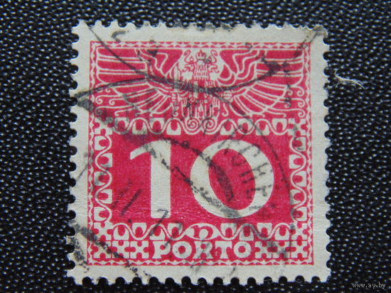 Австрия 1910 г. Доплатная.