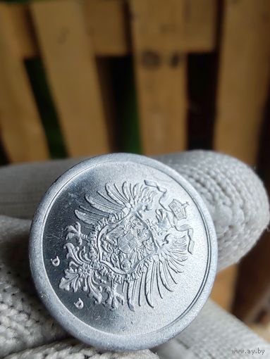 1 пфенниг 1917 (D). Супер сохран., штемпельный блеск, не частая. СМОТРИТЕ ДР. МОИ ЛОТЫ. Большая распродажа!