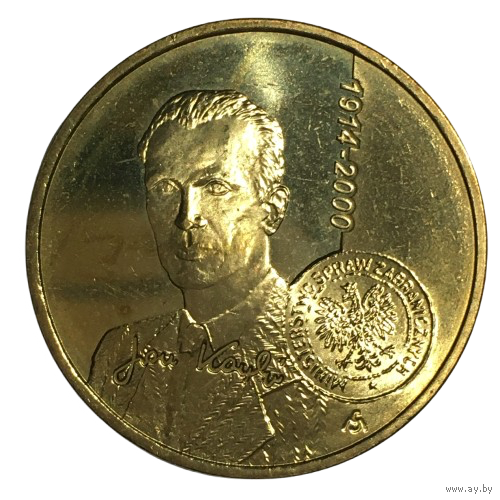 Польша 2 злотых, 2014 - Ян Карский [UNC]