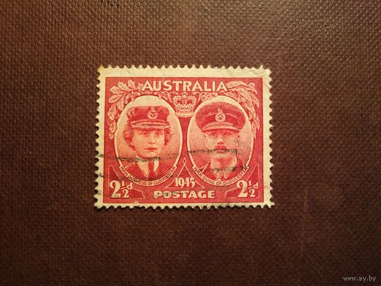 Австралия 1945 г.Герцогиня и герцог Глостерские. /50а/