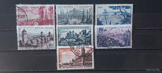 РАСПРОДАЖА ФРАНЦИЯ 1955г. Полная серия. Гаш.