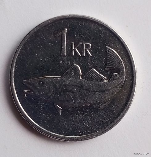 Исландия. 1 крона 2011 г.
