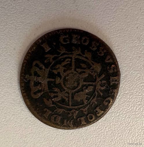 1 грош 1768 года, Речь Посполитая. Станислав II Август. С рубля. Смотрите другие мои лоты