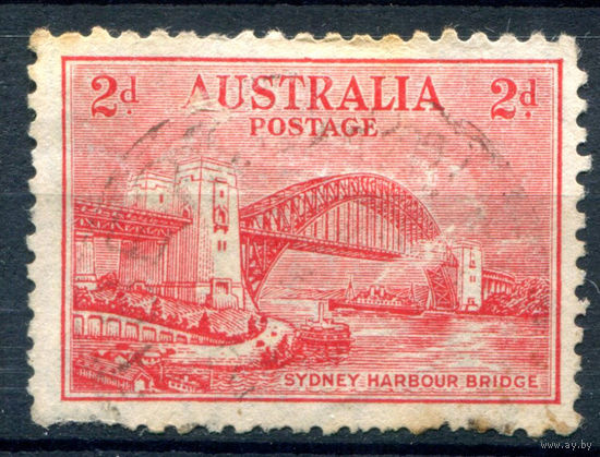 Австралия - 1932г. - открытие моста в Сиднее - 1 марка - гашёная [Mi 115]. #3-WB-87-A-1