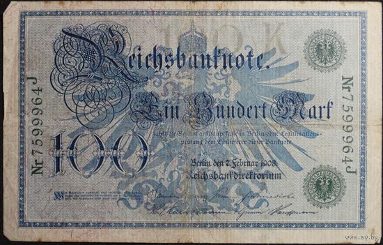 100 марок 1908г