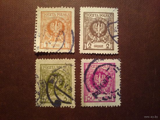 Польша 1924 г. Герб Польши ./42а/